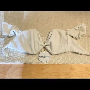 NWT Montce Swim Off Shoulder Bikini Top